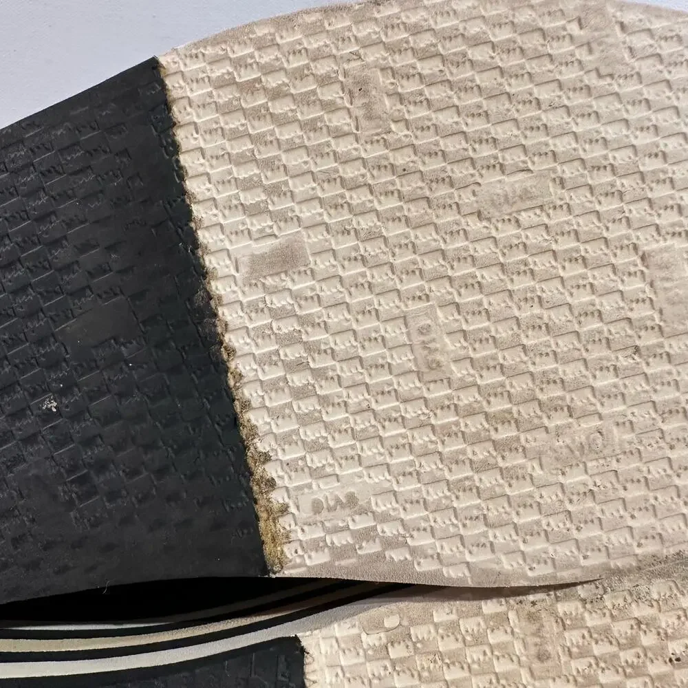 RARE Saint Laurent Paris Munkstrap Striped Platform Creepers Size 41-8